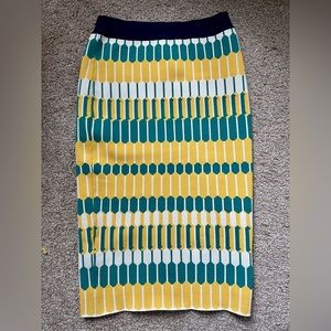 Anthropologie // CURRENT AIR LA MIDI SWEATER SKIRT in SMALL